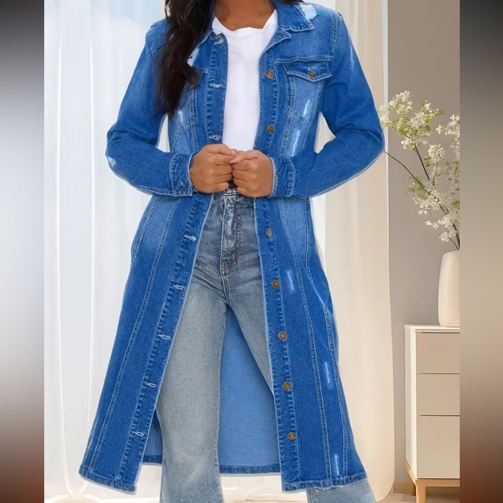 Long Jean Jacket